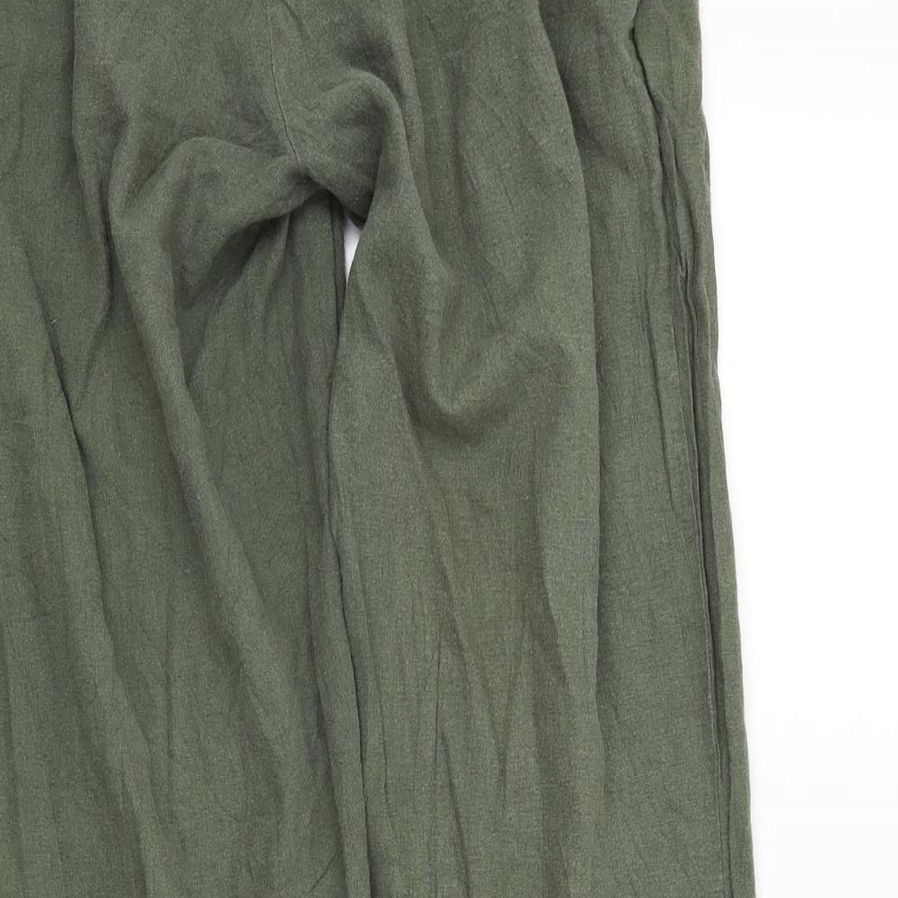 Mamalicious Womens Green   Trousers  Size L L36 in