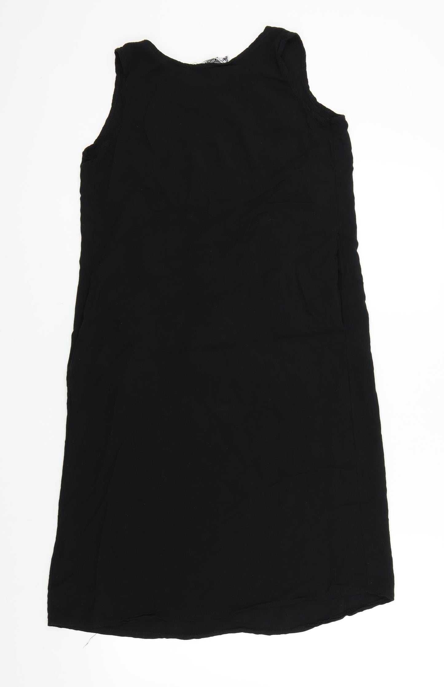 VALE WOMAN Womens Black Floral  A-Line  Size 36