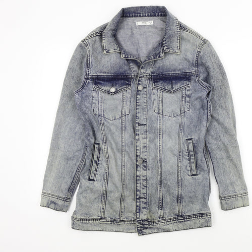 MNG Womens Blue   Jacket  One Size  - Distressed