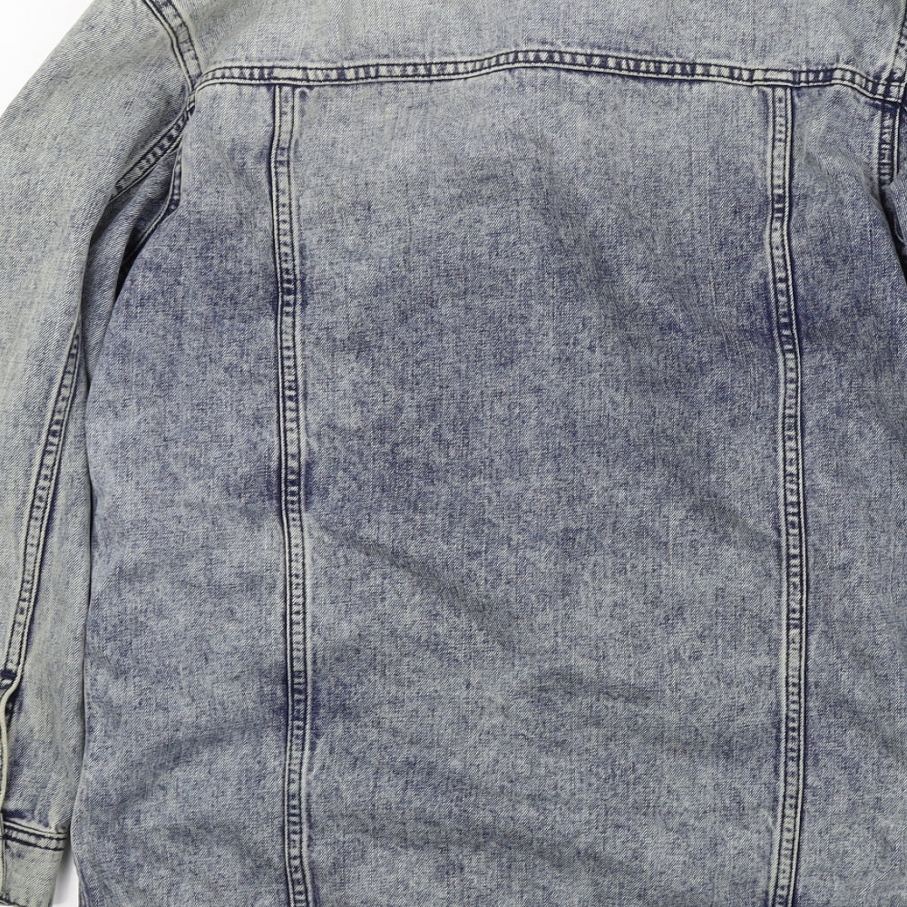 MNG Womens Blue   Jacket  One Size  - Distressed