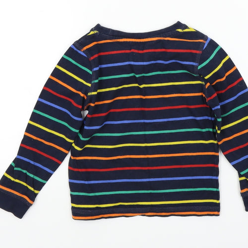 TU Boys Blue Striped  Basic T-Shirt Size 3-4 Years