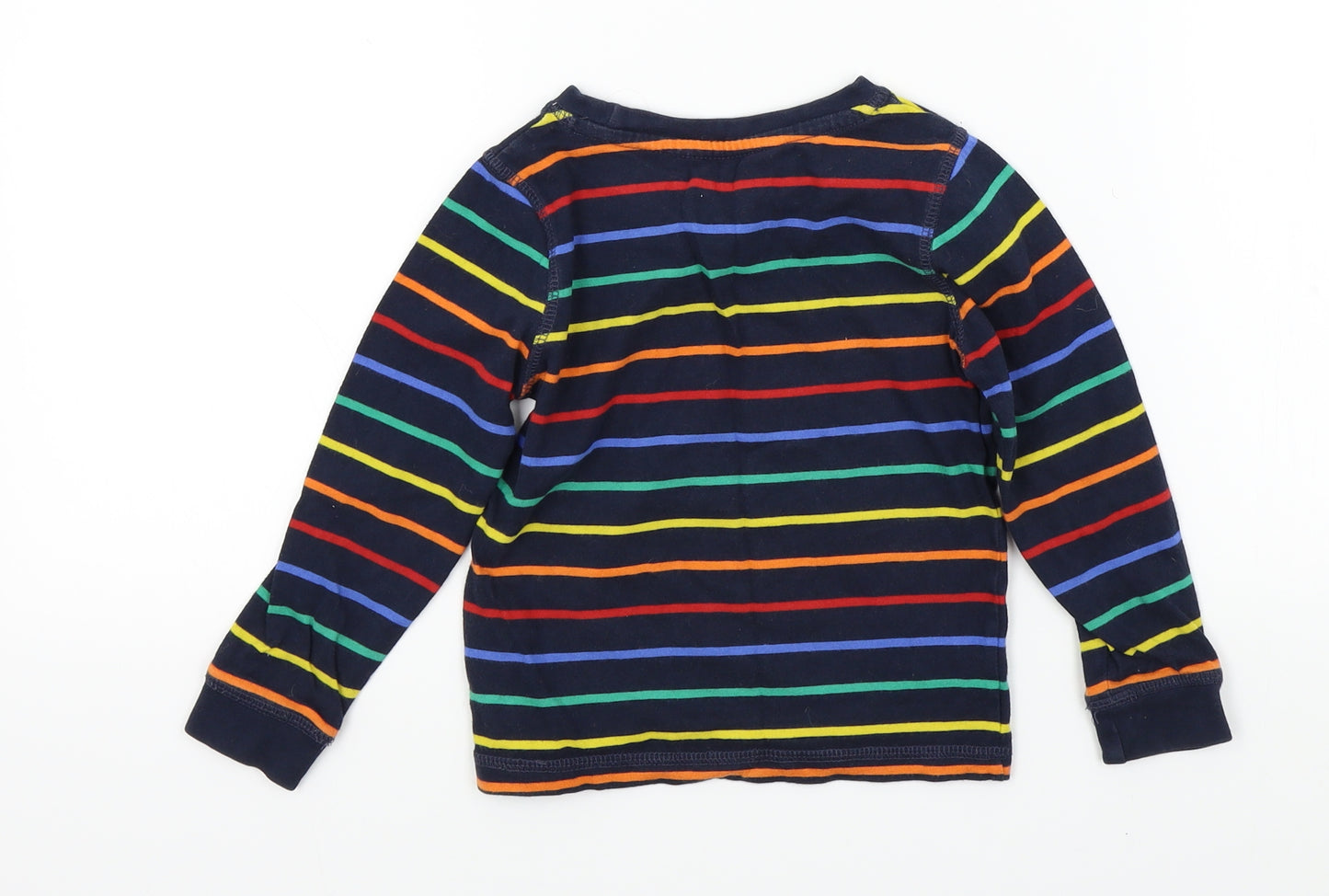 TU Boys Blue Striped  Basic T-Shirt Size 3-4 Years