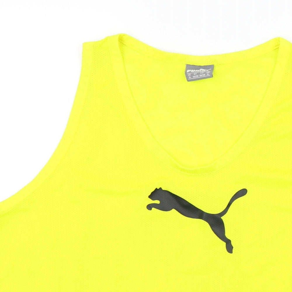 PUMA Mens Yellow    T-Shirt Size XL  - PUMA