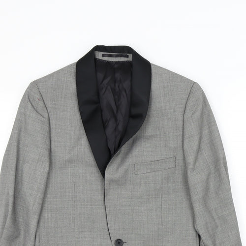 Topman Mens Grey   Jacket Blazer Size M