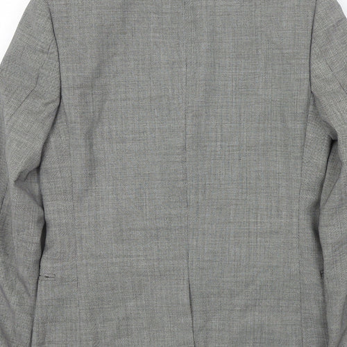 Topman Mens Grey   Jacket Blazer Size M
