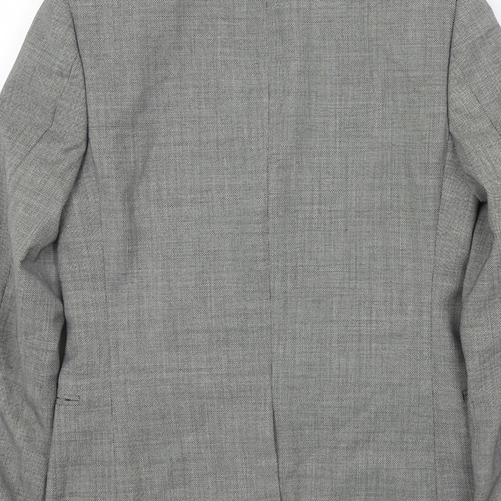 Topman Mens Grey   Jacket Blazer Size M
