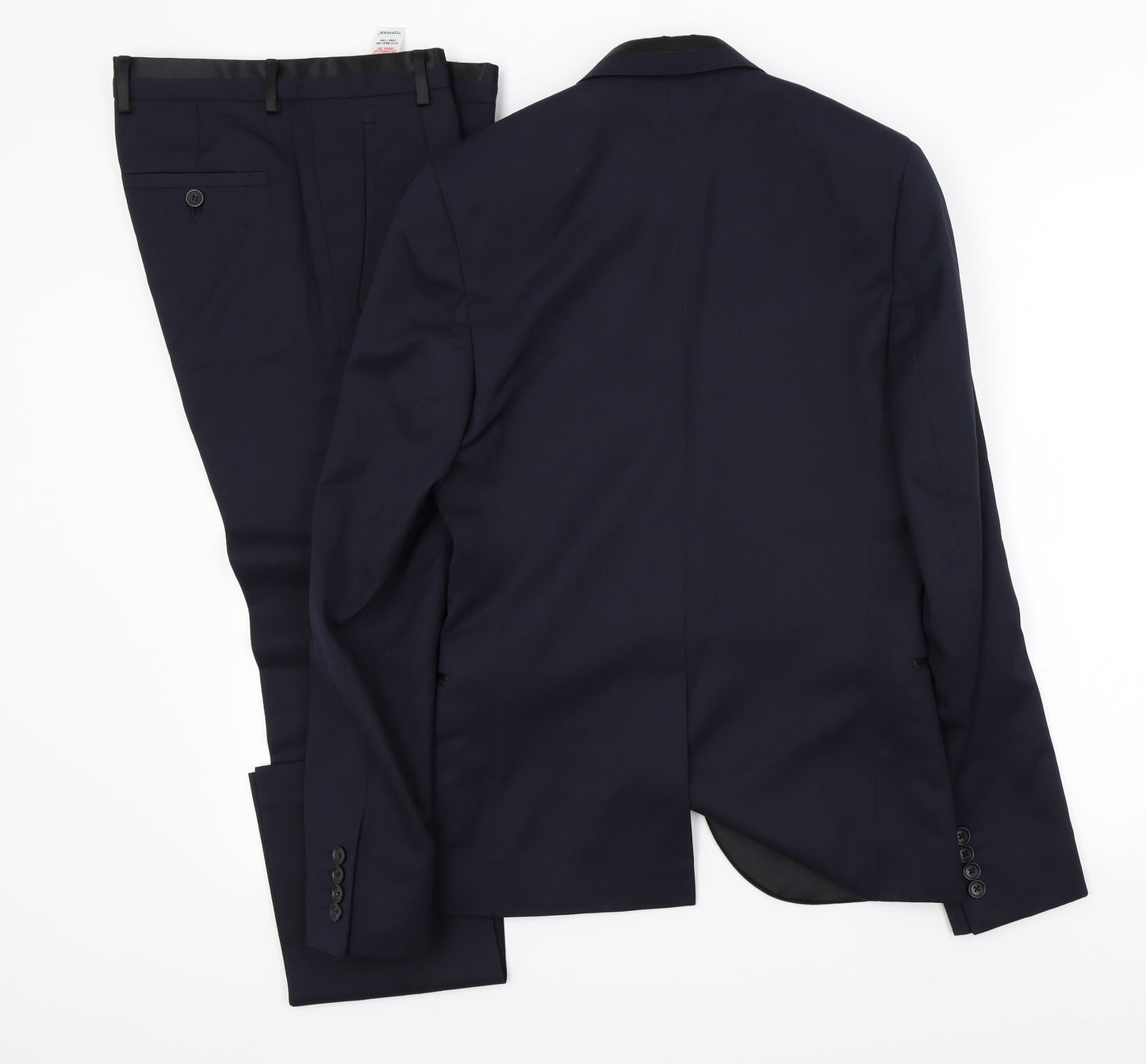 Topman Mens Blue   2 Piece Suit Jacket Size 34 L29 in
