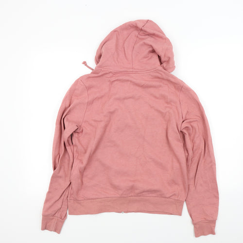 H&M Womens Pink Colourblock  Full Zip Hoodie Size L