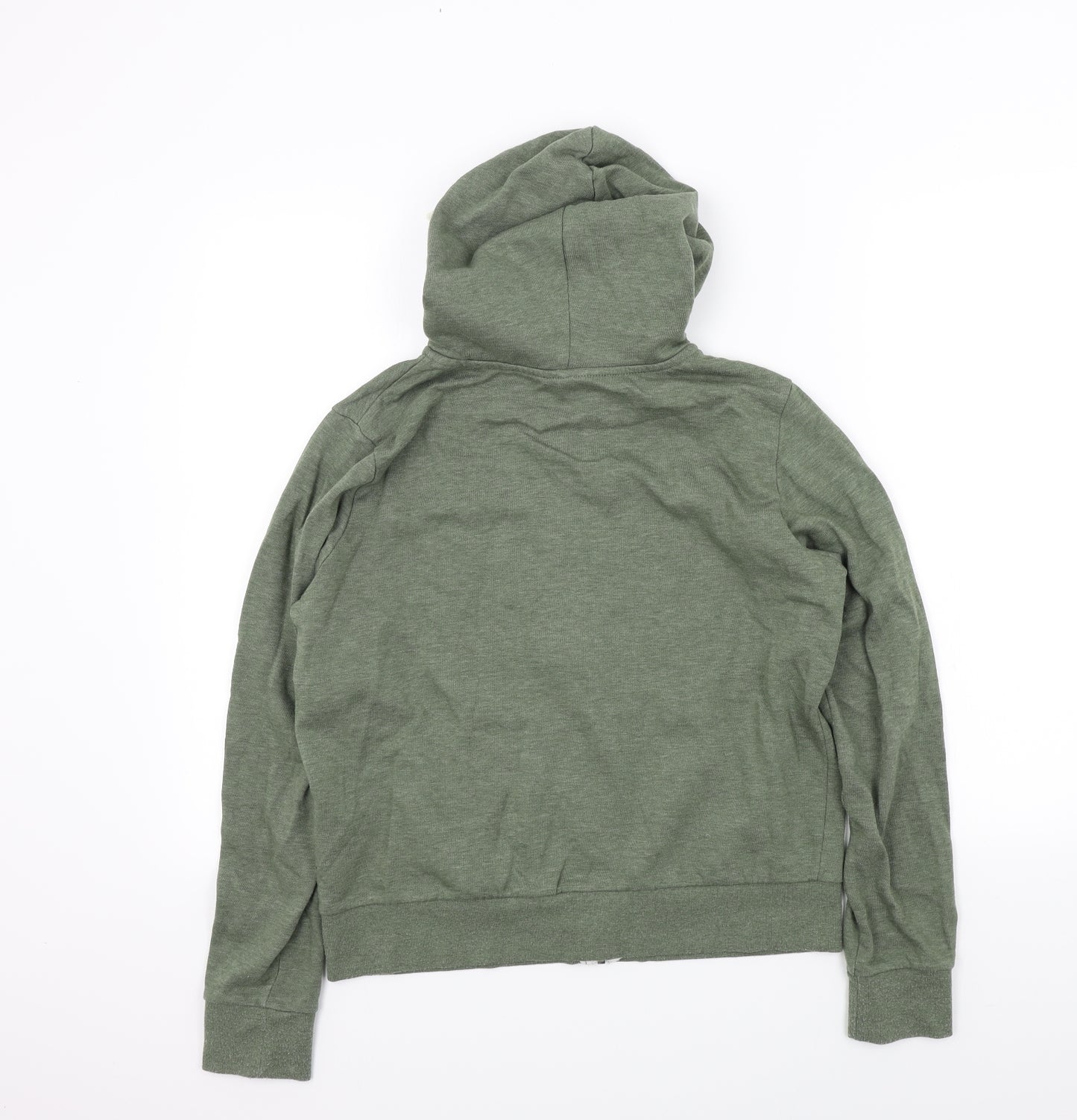 H&M Womens Green   Full Zip Hoodie Size M