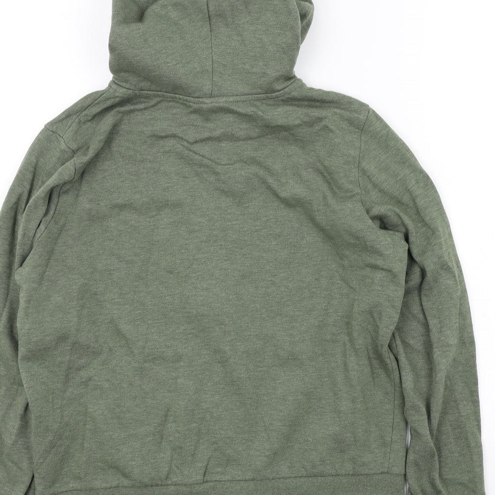 H&M Womens Green   Full Zip Hoodie Size M