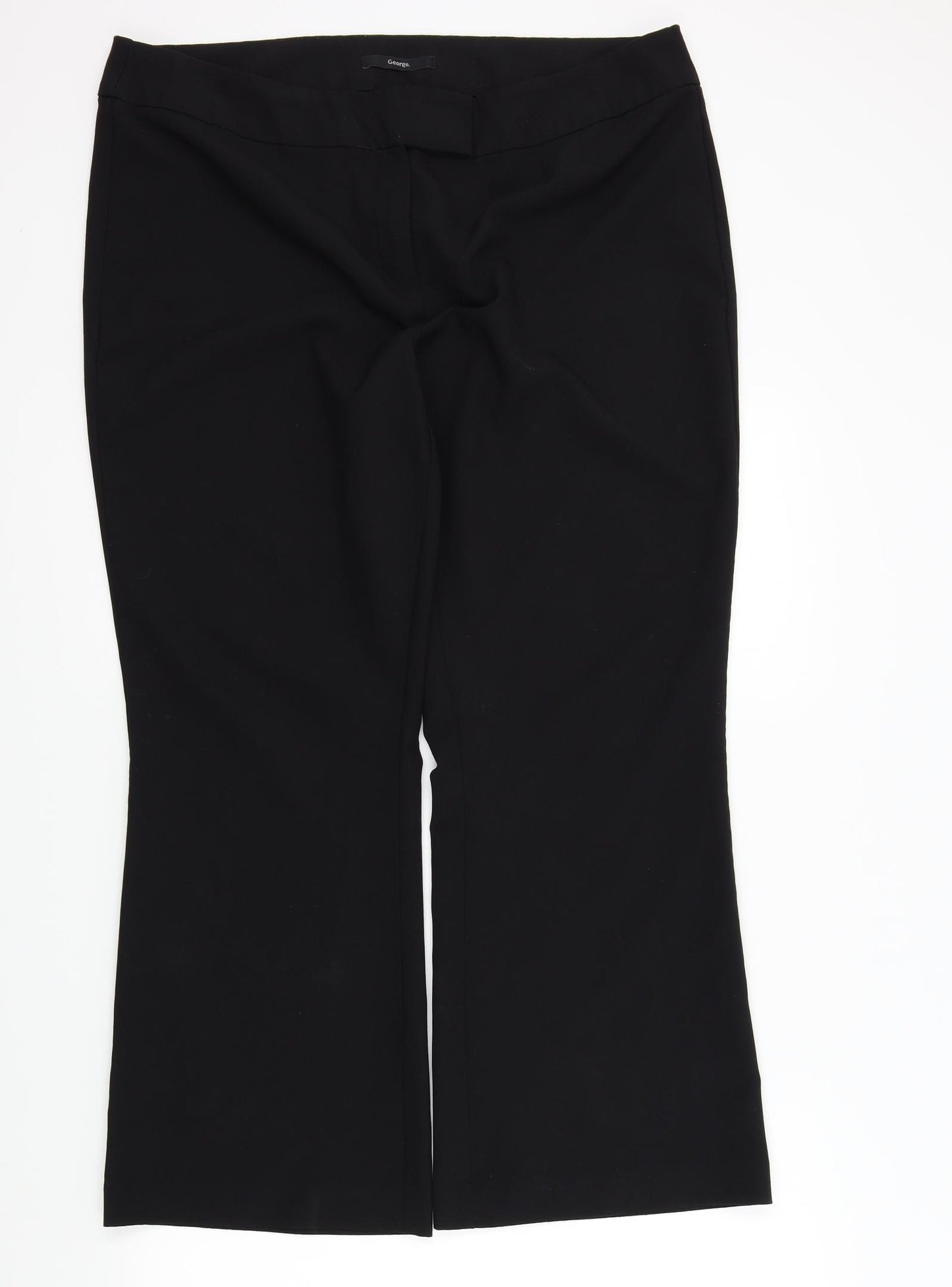 George Womens Black   Trousers  Size 18 L25 in