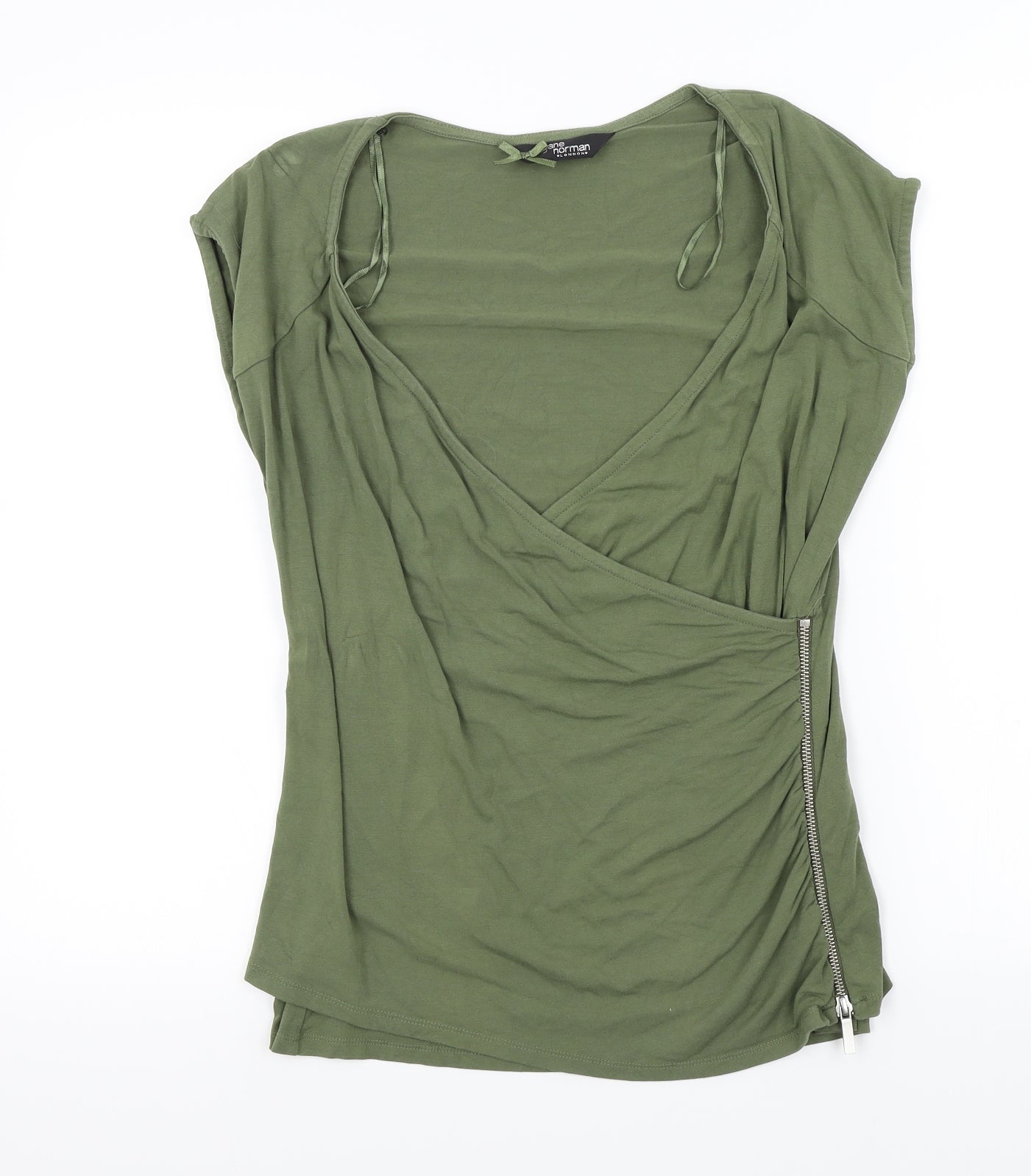 Jane Norman Womens Green   Basic T-Shirt Size 18