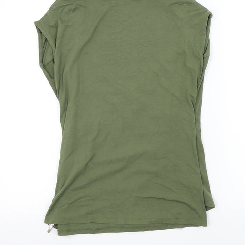 Jane Norman Womens Green   Basic T-Shirt Size 18