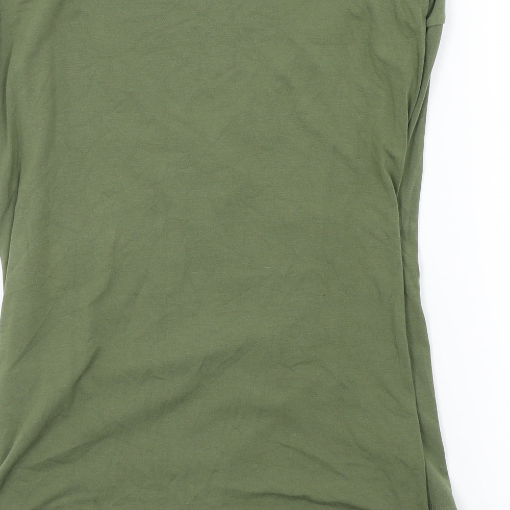 Jane Norman Womens Green   Basic T-Shirt Size 18