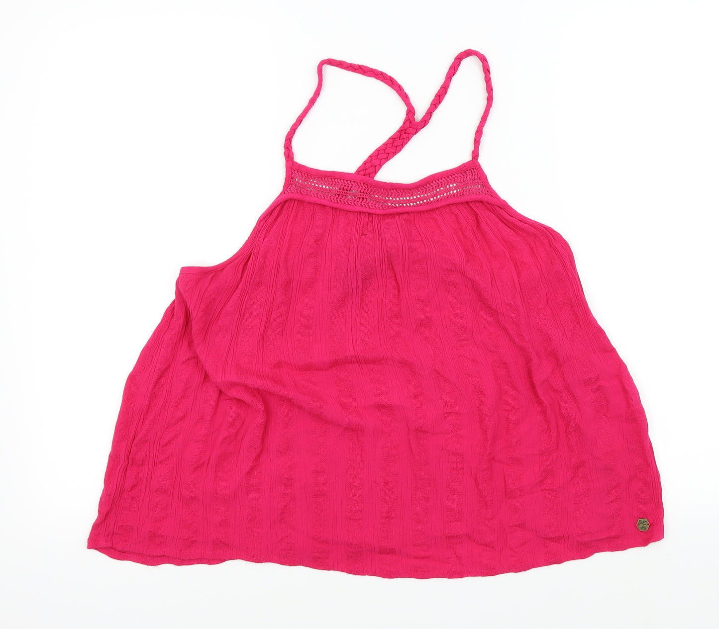 supper dry Womens Pink Colourblock  Basic T-Shirt Size 16