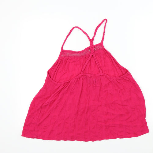 supper dry Womens Pink Colourblock  Basic T-Shirt Size 16