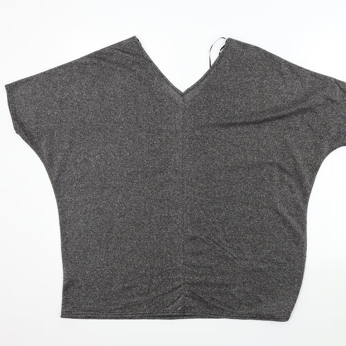 Select Womens Black   Basic T-Shirt Size L