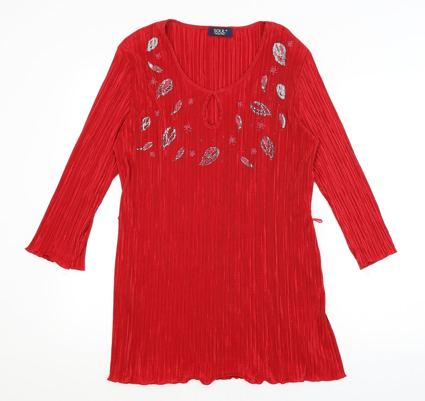 Soul Collection Womens Red   Tunic T-Shirt Size M