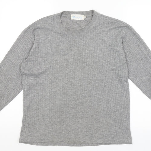 Vicman Mens Grey   Pullover Jumper Size S