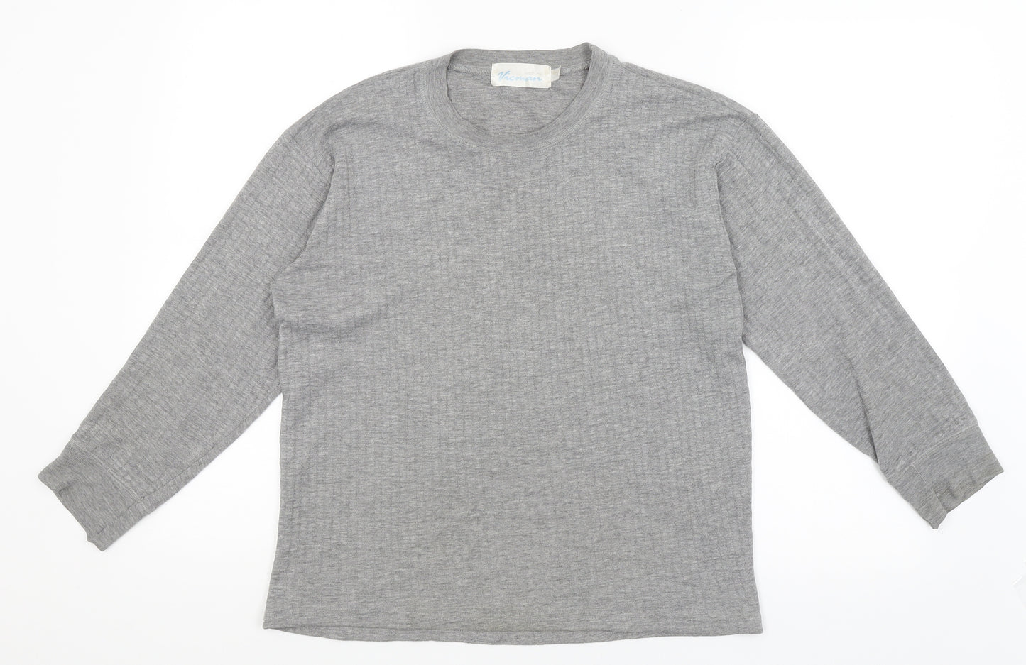 Vicman Mens Grey   Pullover Jumper Size S