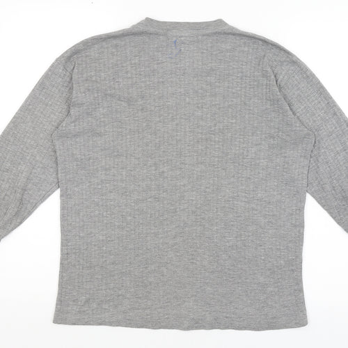 Vicman Mens Grey   Pullover Jumper Size S
