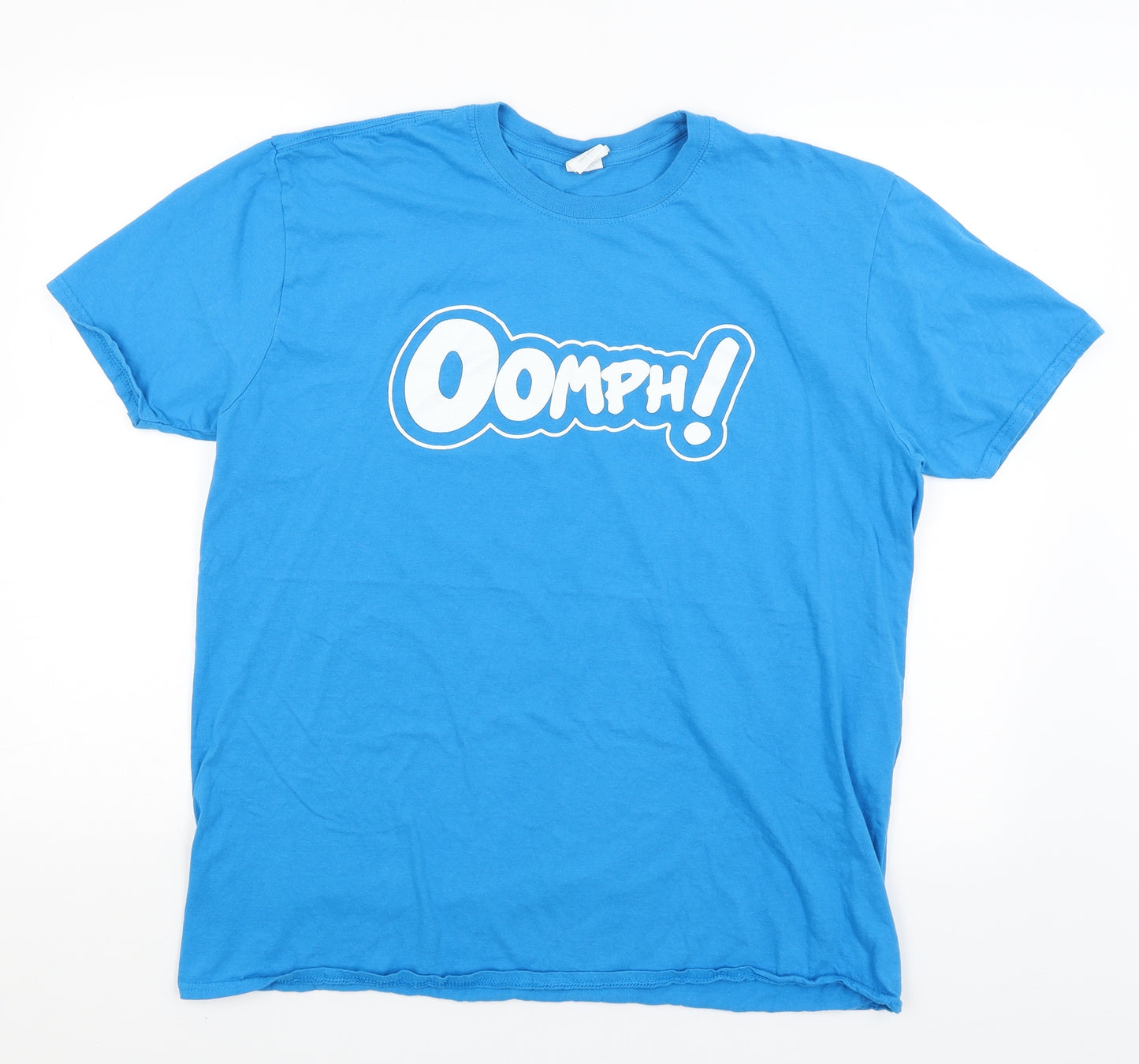 Gildan Mens Blue    T-Shirt Size XL