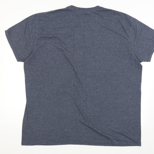 Preworn Mens Grey    T-Shirt Size 2XL