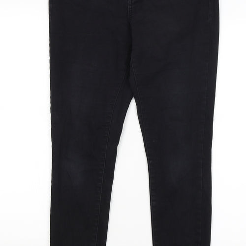 Denim Co Womens Black   Skinny Jeans Size 14 L27.5 in