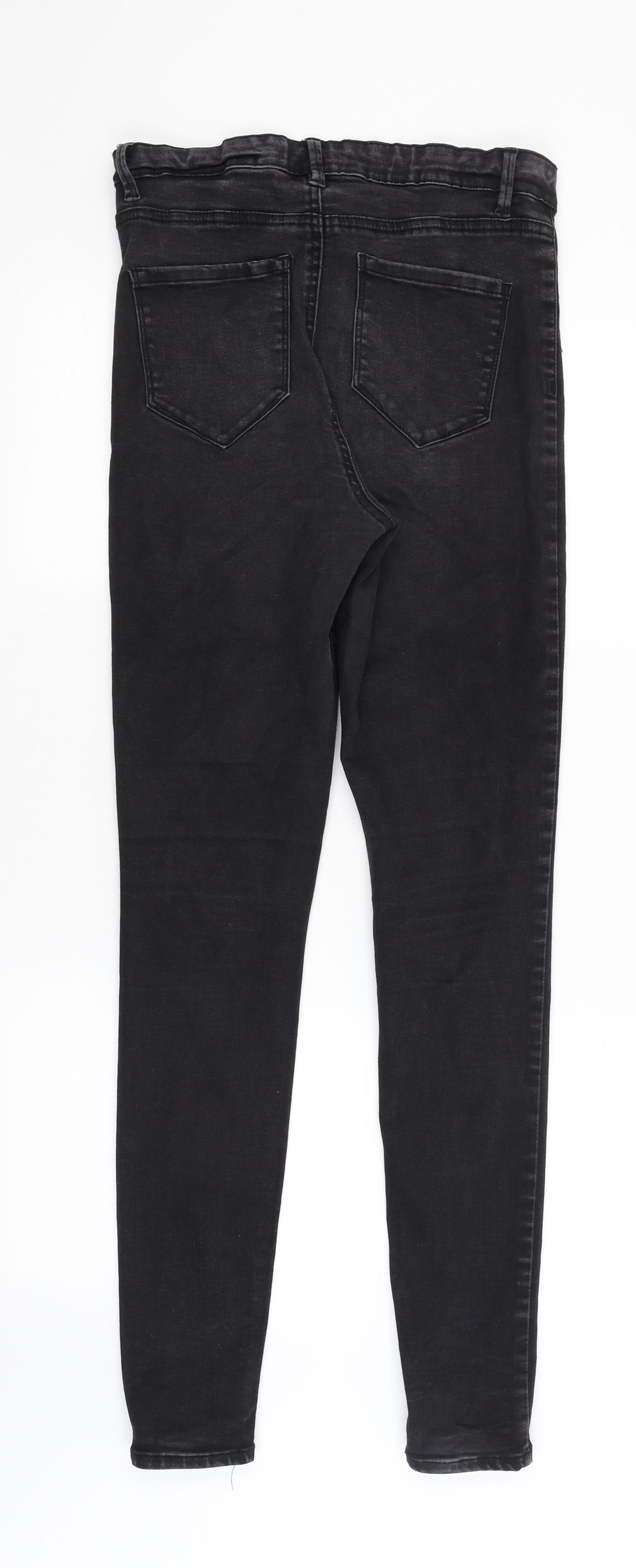 Denim Co Womens Black   Skinny Jeans Size 14 L30.5 in
