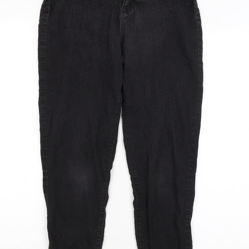 Denim  Co Womens Black   Skinny Jeans Size 14 L25 in