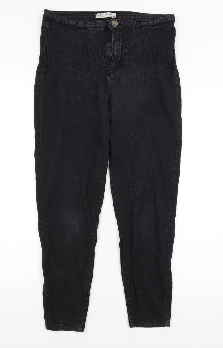 Denim  Co Womens Black   Skinny Jeans Size 14 L25 in