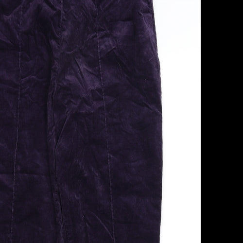 M&S Womens Purple   Trousers  Size 20 L27 in
