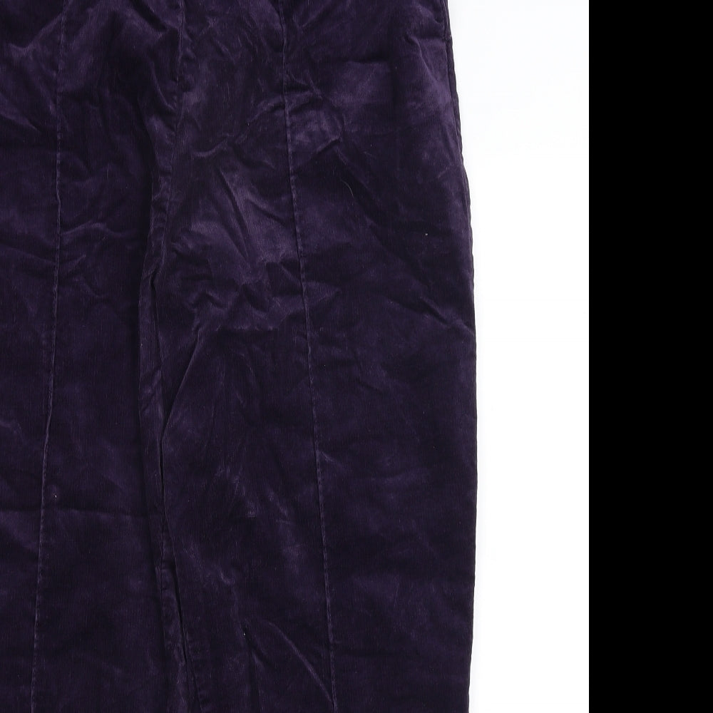 M&S Womens Purple   Trousers  Size 20 L27 in