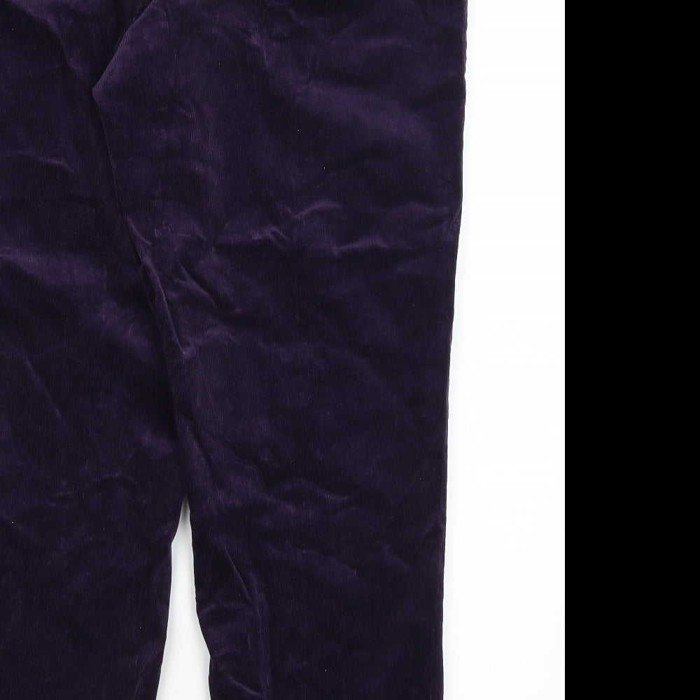 M&S Womens Purple   Trousers  Size 20 L27 in