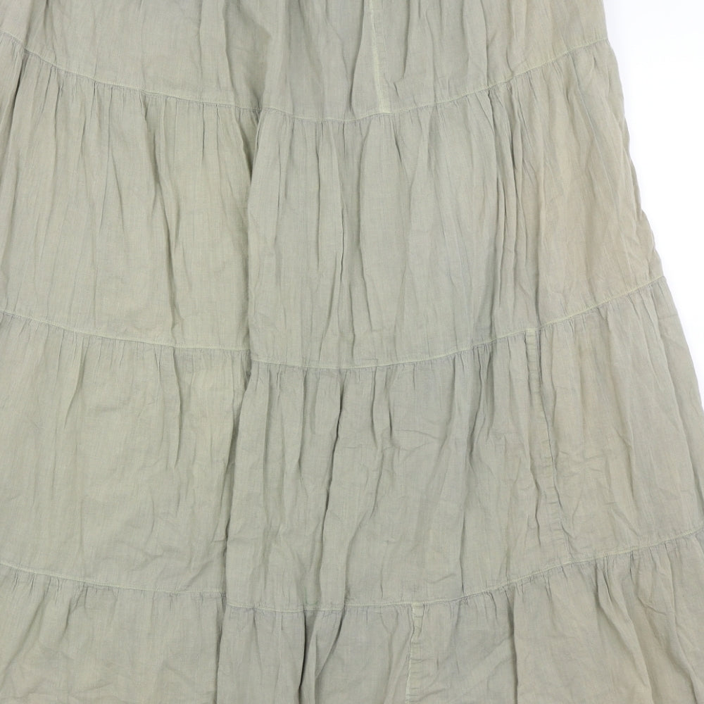Ann Marie Womens Green   A-Line Skirt Size M