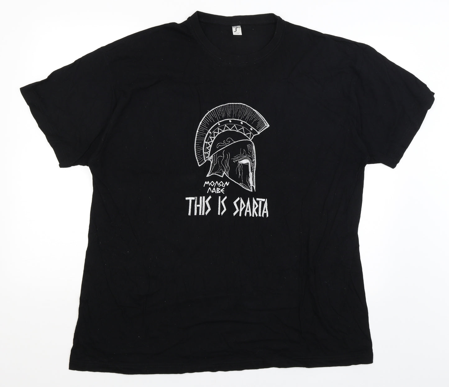 Regent Mens Black    T-Shirt Size 3XL  - Sparta