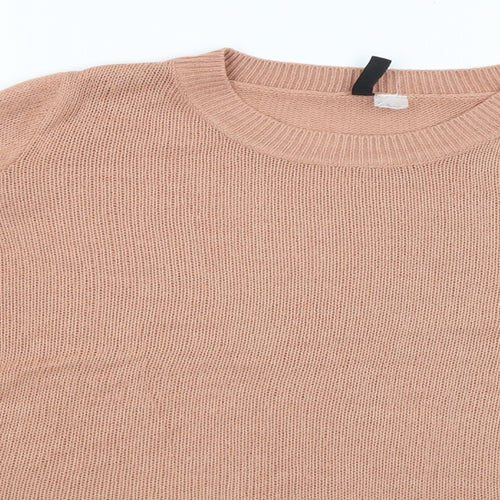 Divided Womens Pink   Pullover Jumper Size M