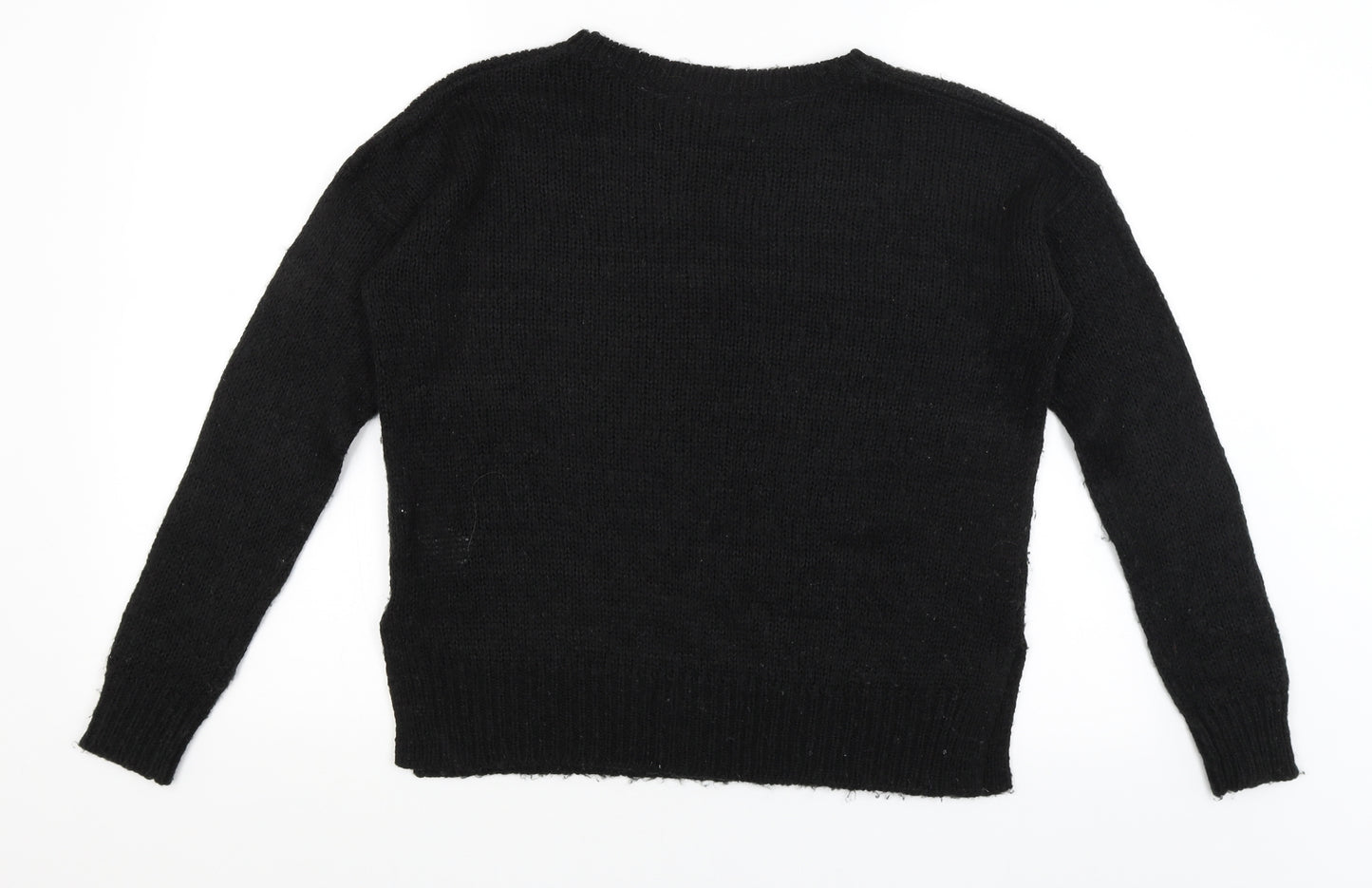 New Look Womens Black   Pullover Jumper Size S