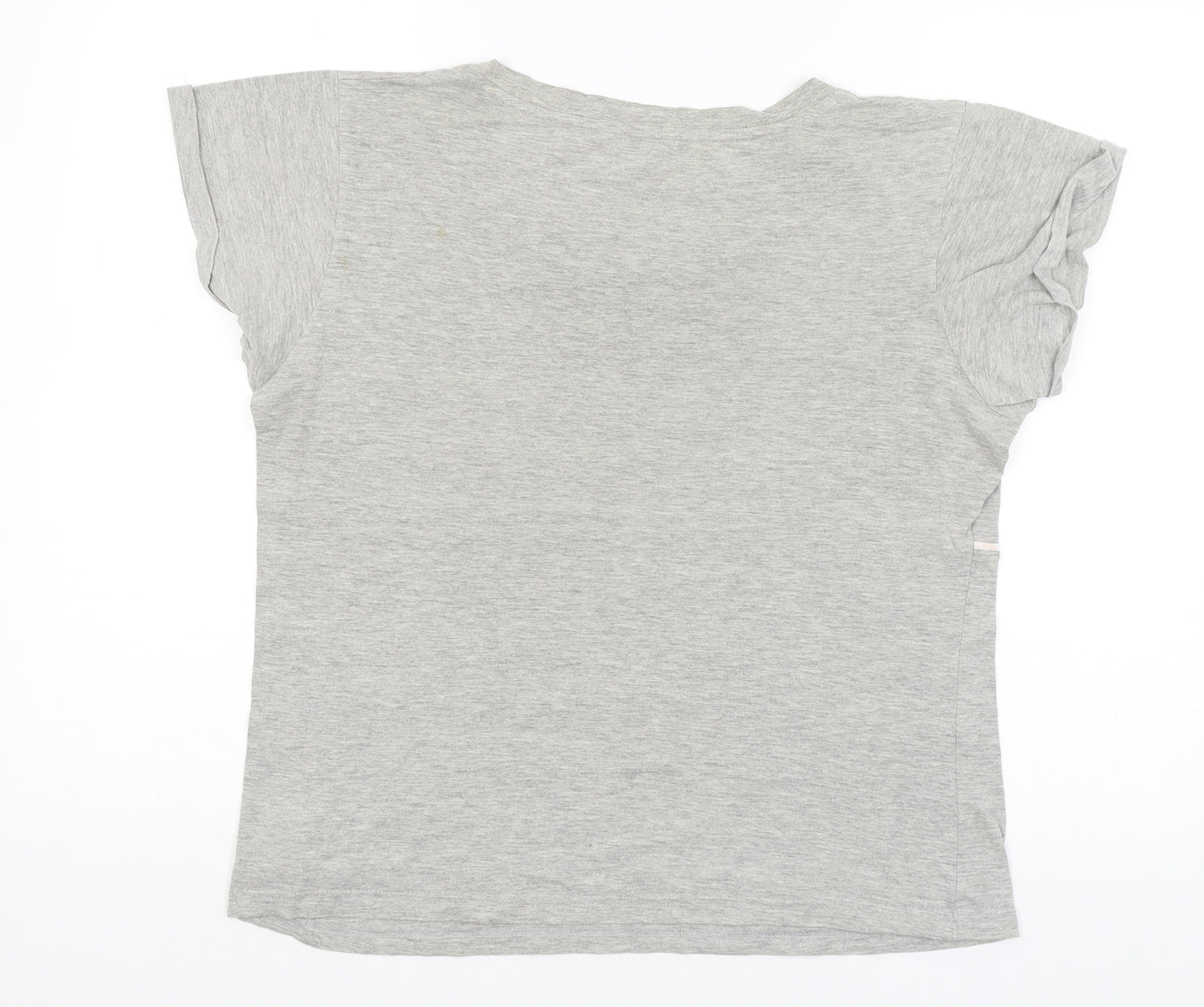 Love to Lounge Womens Grey Solid  Top Pyjama Top Size 12