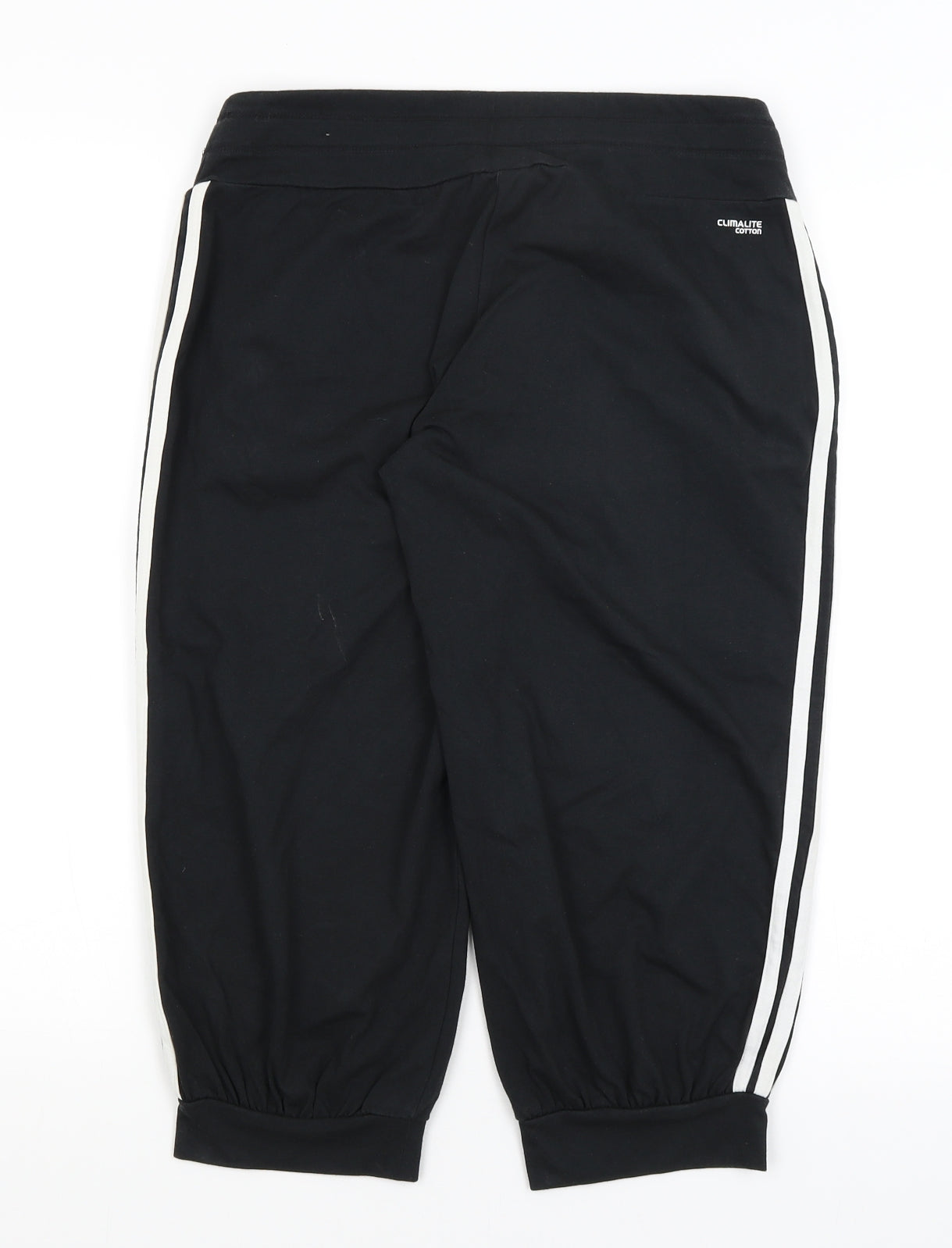 adidas Womens Black   Cropped Trousers Size 10 L20 in