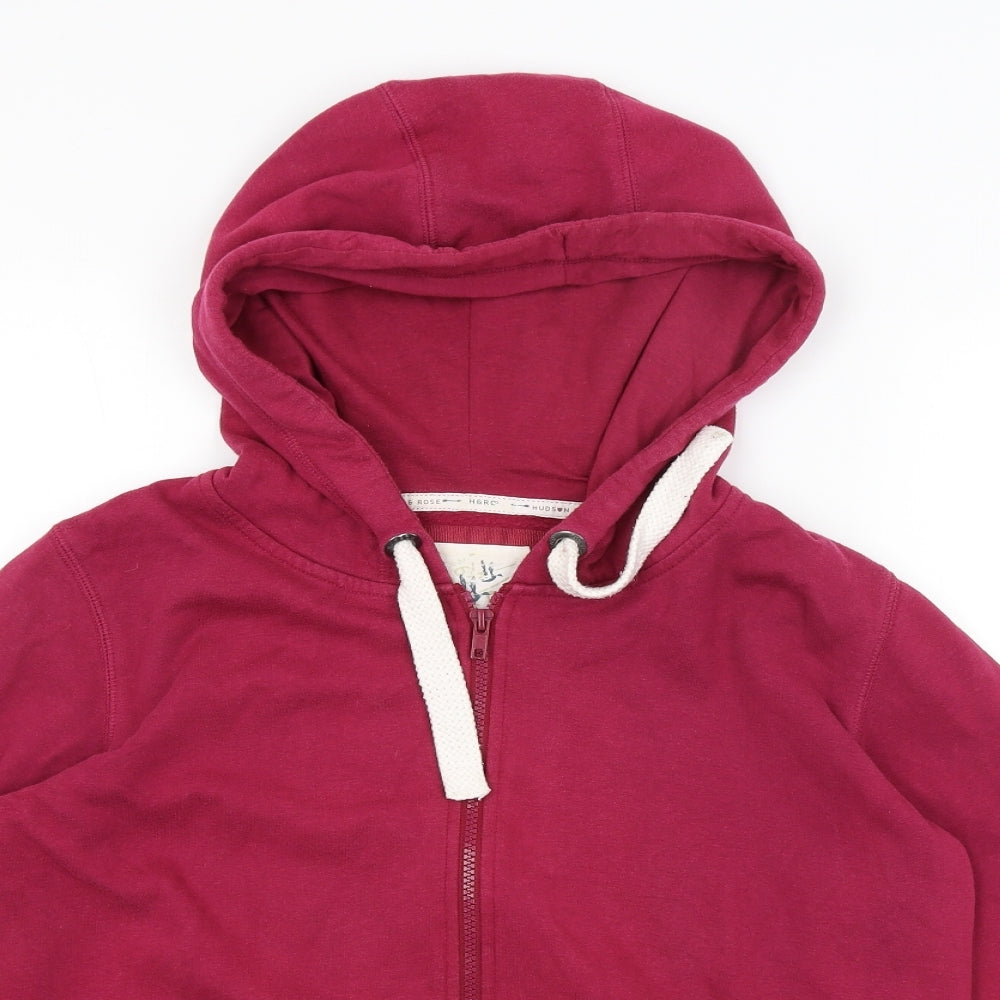 Hudson & Rose Womens Pink   Full Zip Hoodie Size 12
