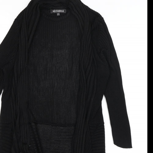 Nutshell Womens Black   Wrap Jumper Size S