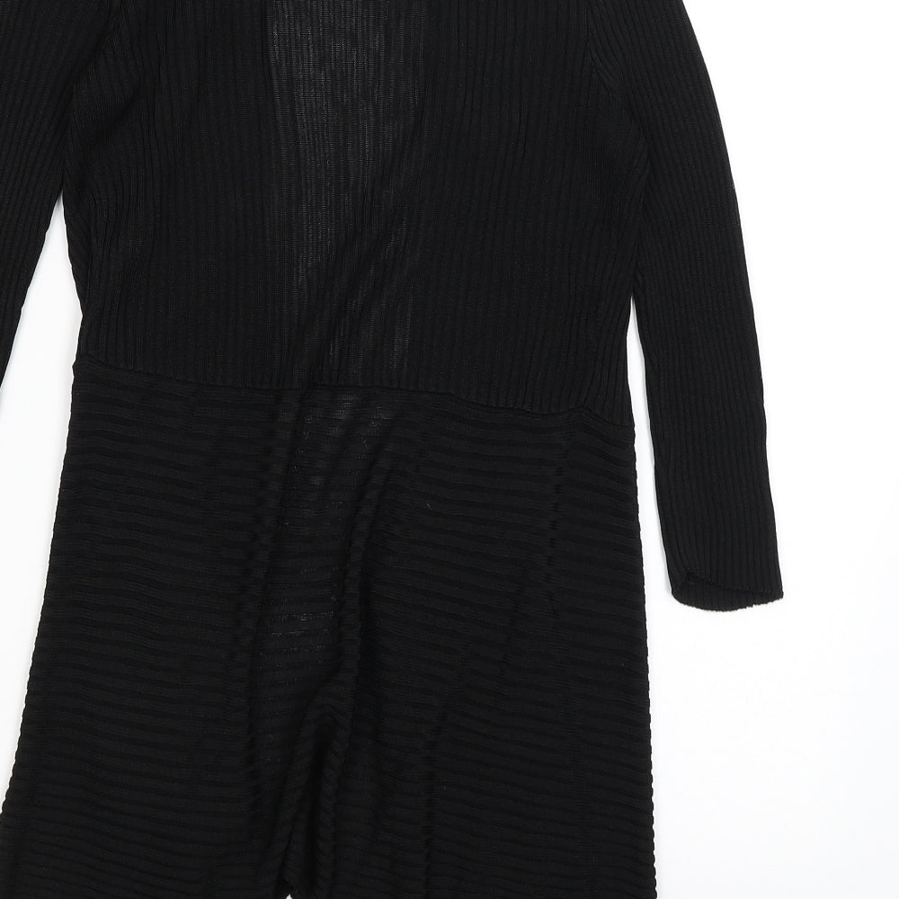 Nutshell Womens Black   Wrap Jumper Size S