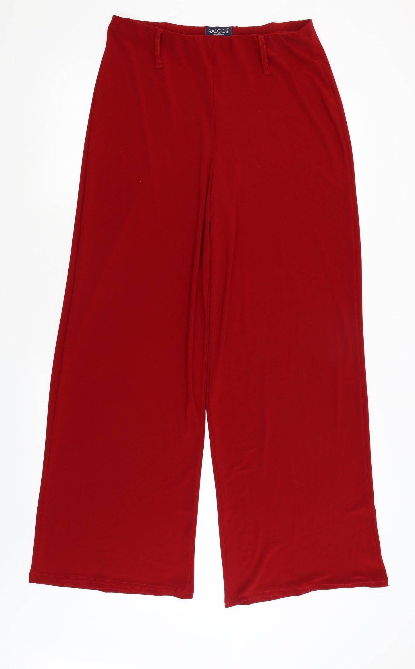 Saloos Womens Red   Trousers  Size L L29 in