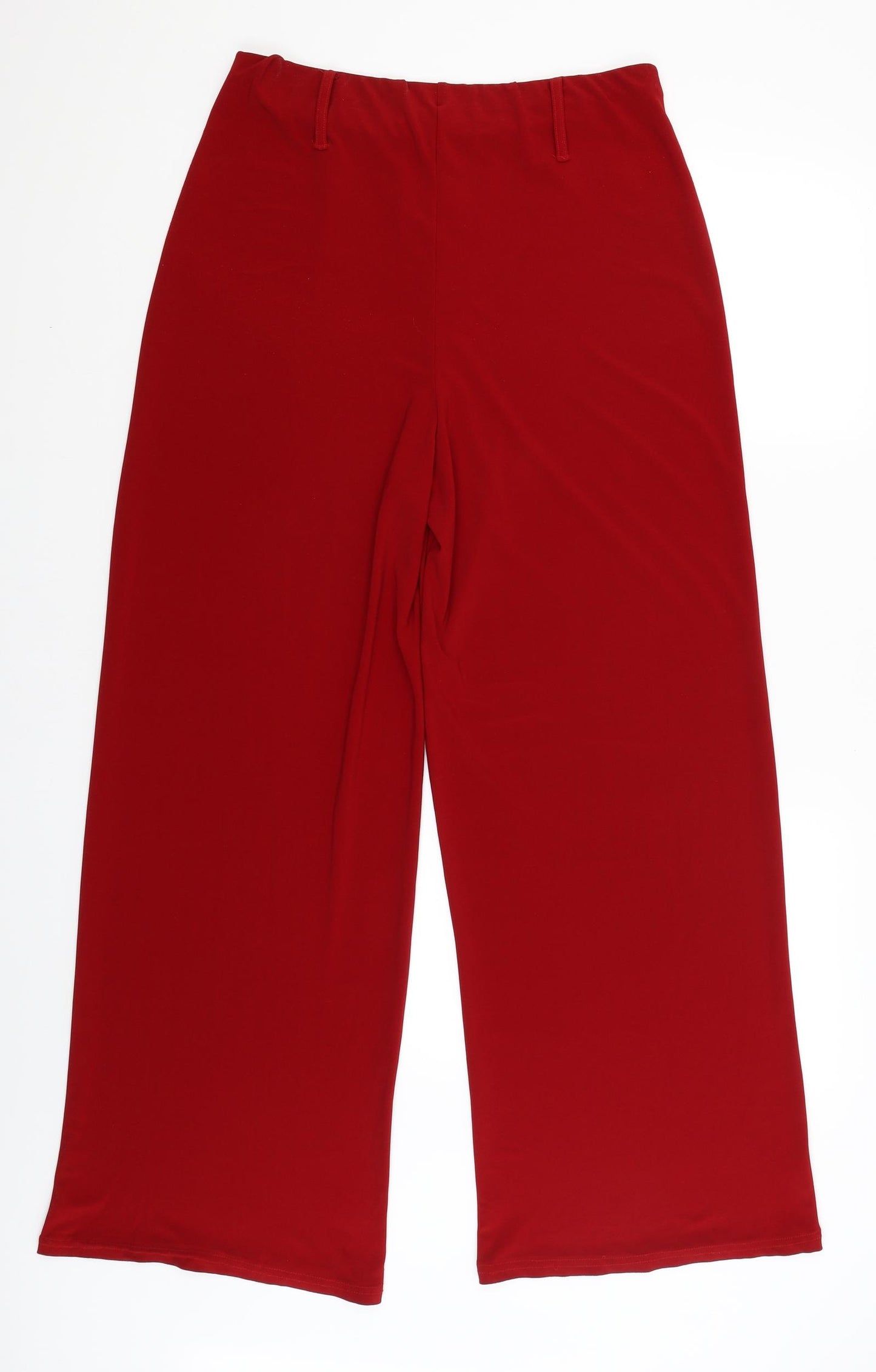 Saloos Womens Red   Trousers  Size L L29 in