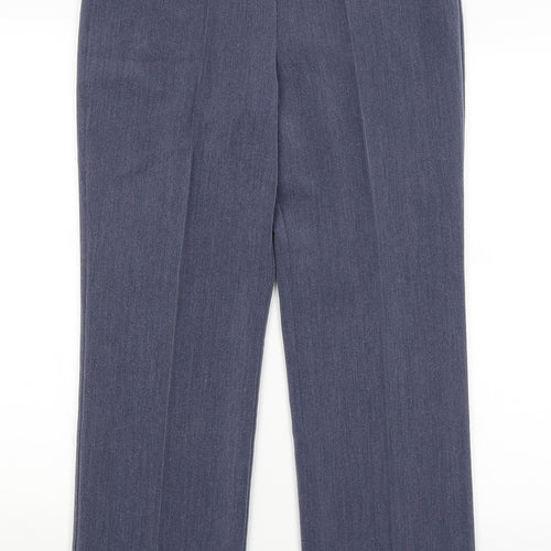 Classic Womens Blue   Dress Pants Trousers Size 10 L28 in