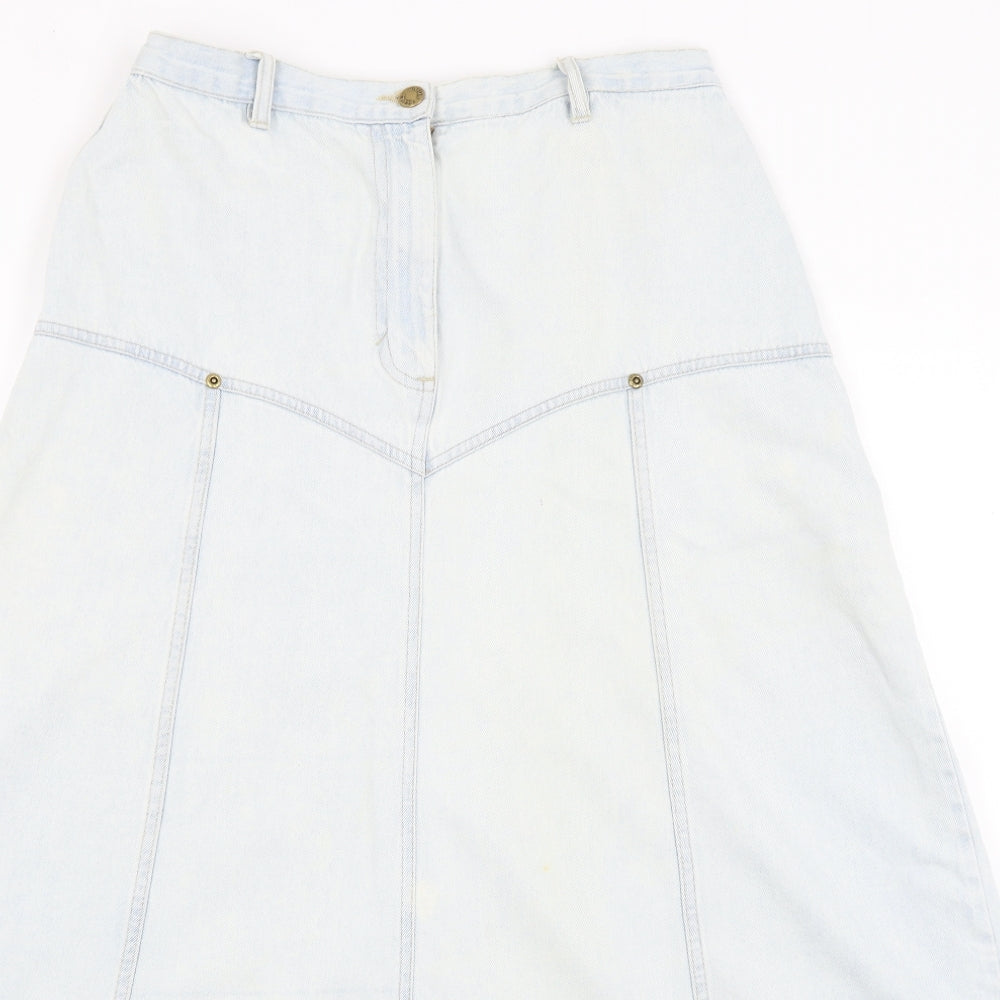 Blues Union Womens Blue   Maxi Skirt Size 14