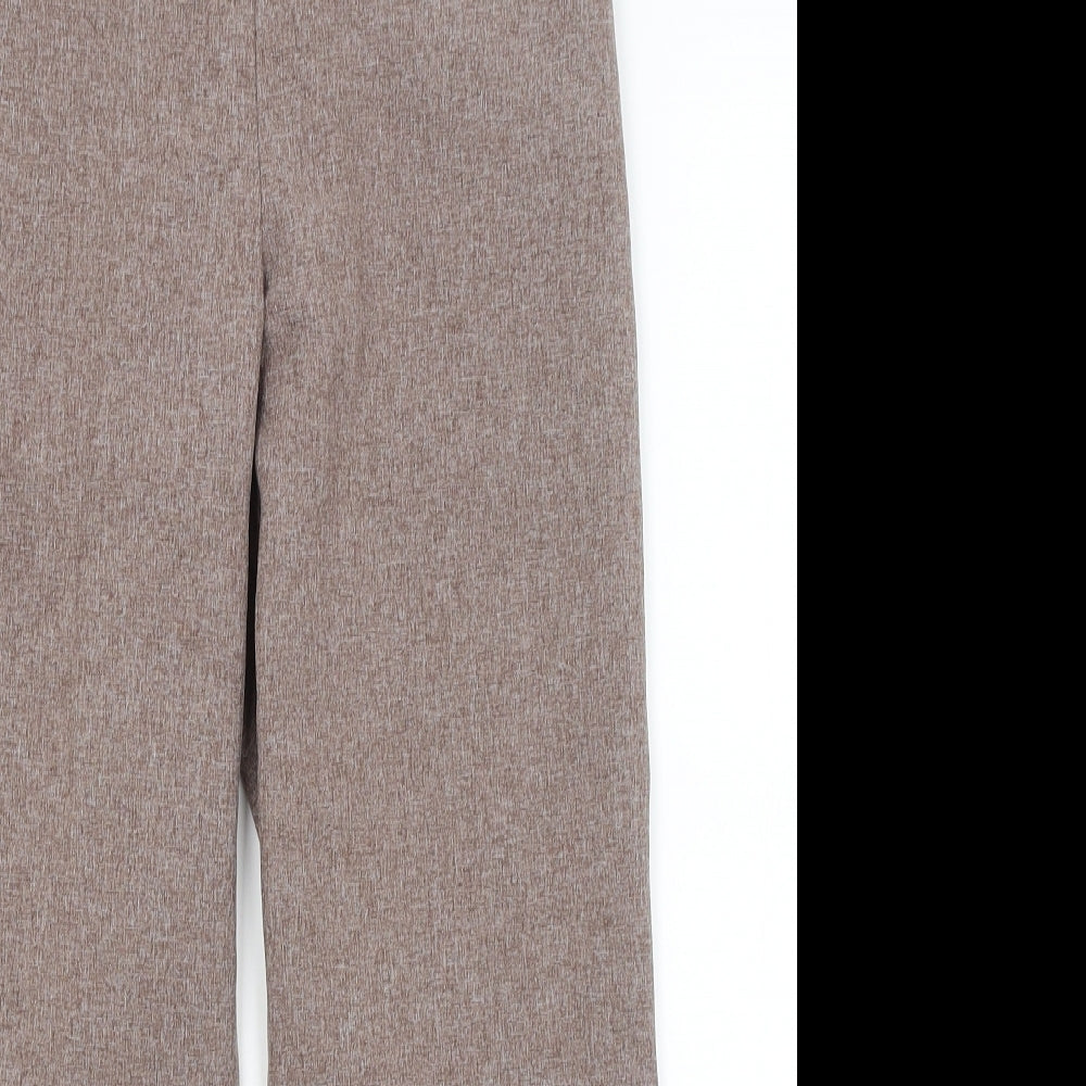 Emma Womens Brown   Dress Pants Trousers Size 10 L23 in