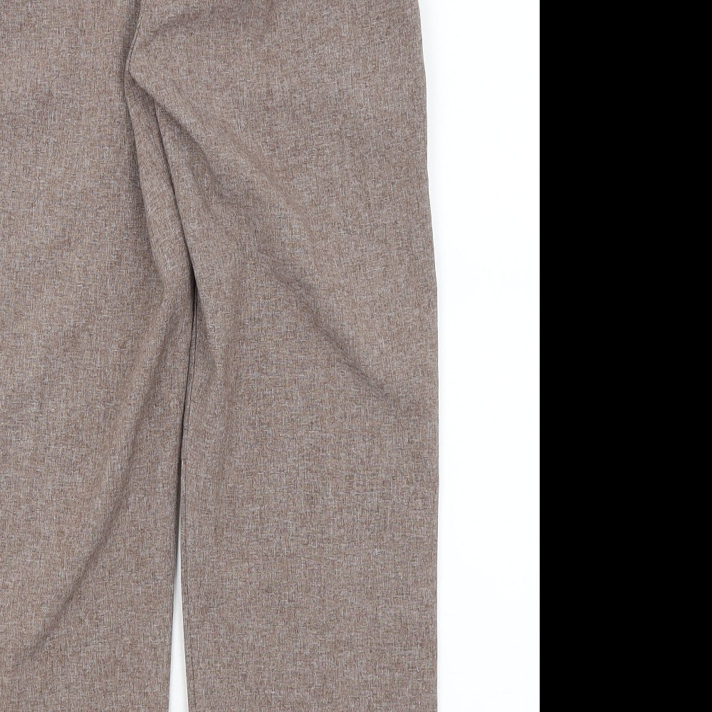 Emma Womens Brown   Dress Pants Trousers Size 10 L23 in