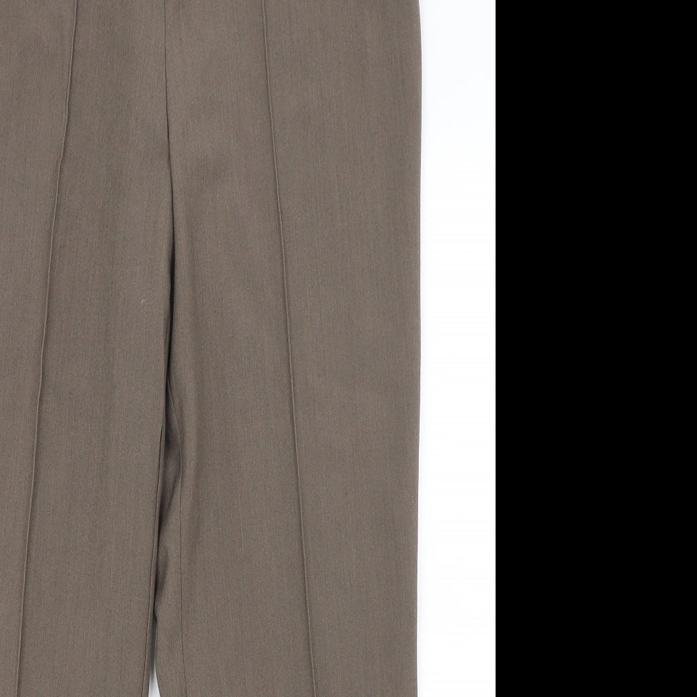 Classic Womens Brown   Dress Pants Trousers Size 10 L23 in